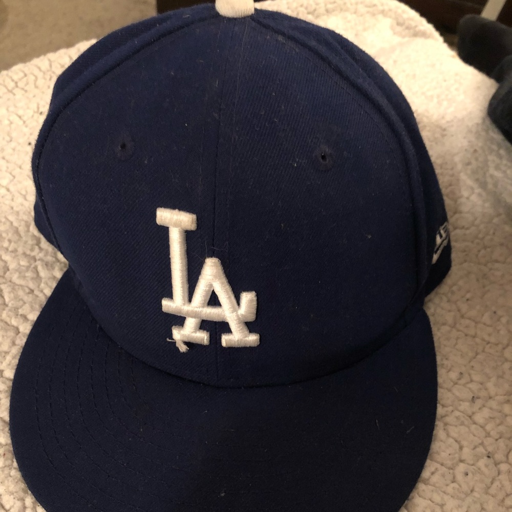 New Era Like New LA Dodgers Hat Blue & White